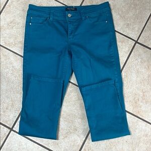 White House Black Market Teal Women Jeans size 6